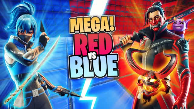 MEGA RED VS BLUE 🔴🔵