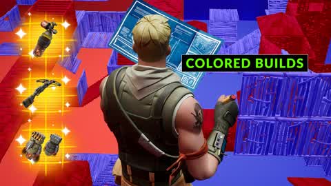 Crazy Builds: Red vs Blue🔴🔵