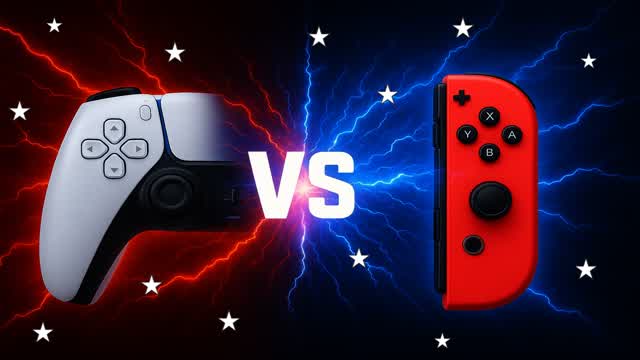 🔴 TMNT 🔵 BATTLE DUALSENSE VS JOYCON