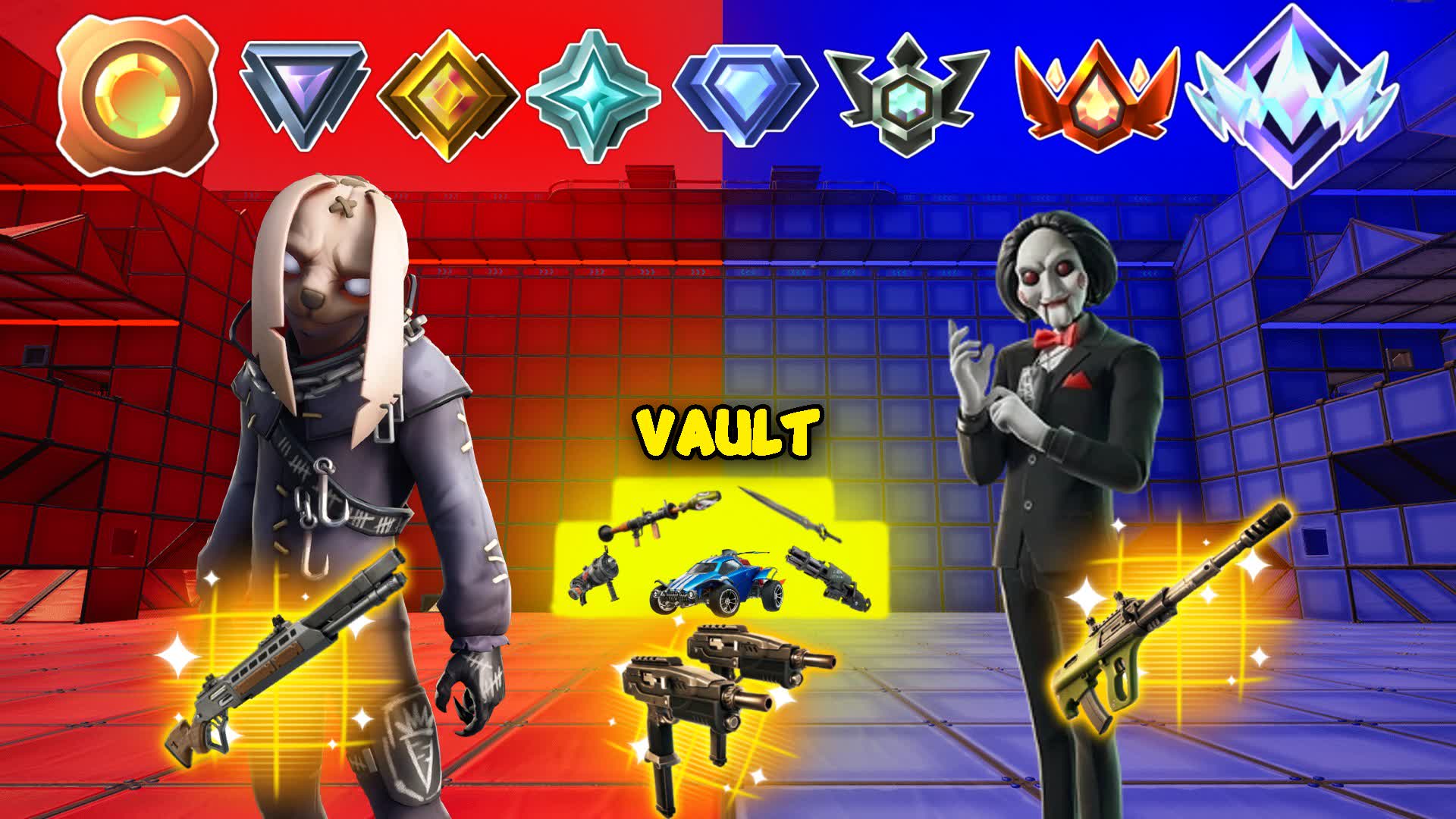 🎃HALLOWEEN RED VS BLUE 🔴🔵 HEROES