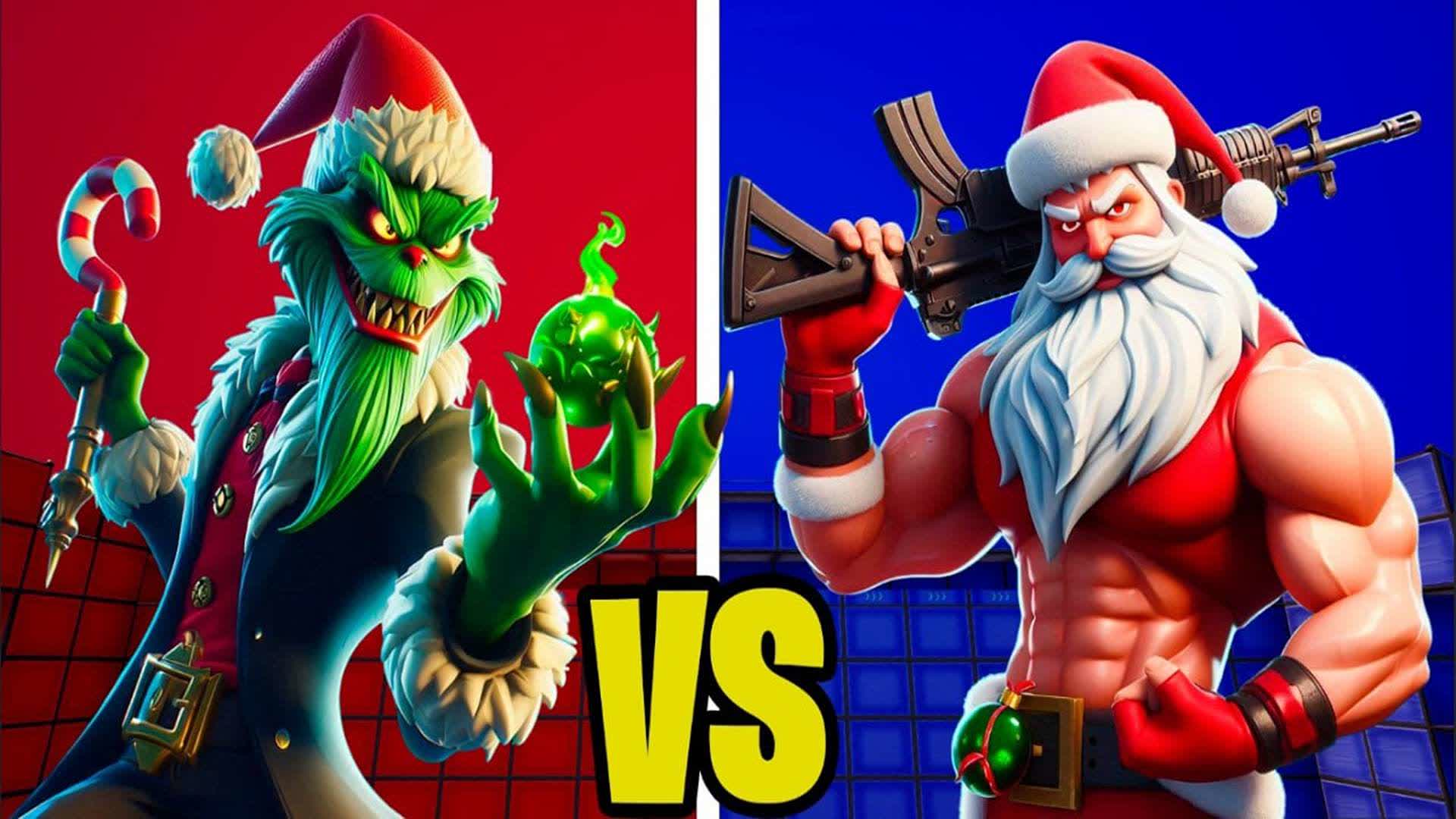 🔴GRINCH VS SANTA🔵