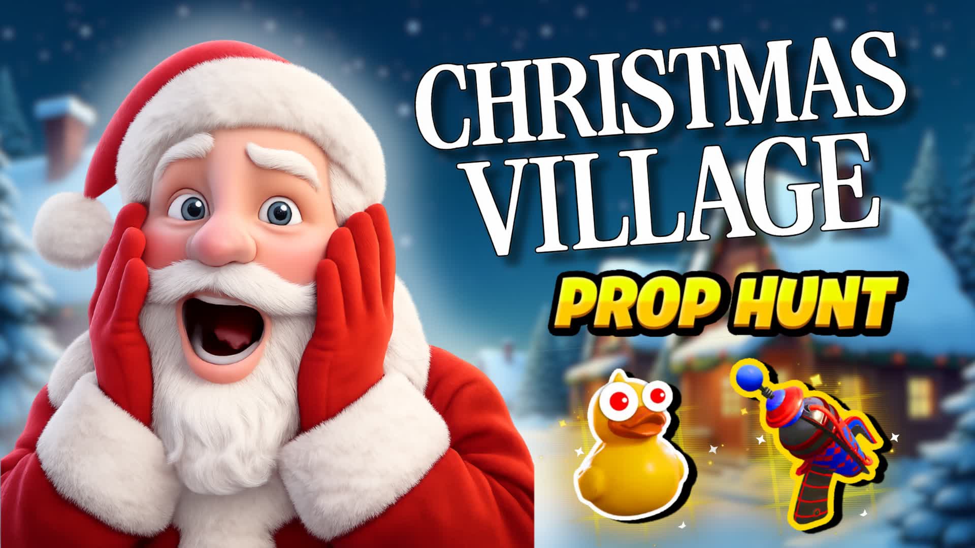 CHRISTMAS VILLAGE PROP HUNT 🎄