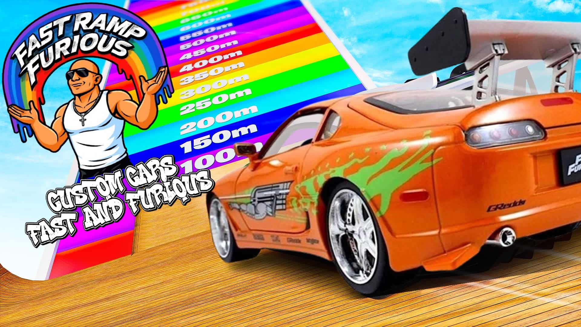 MEGA RAMP JUMP FAST FURIOUS