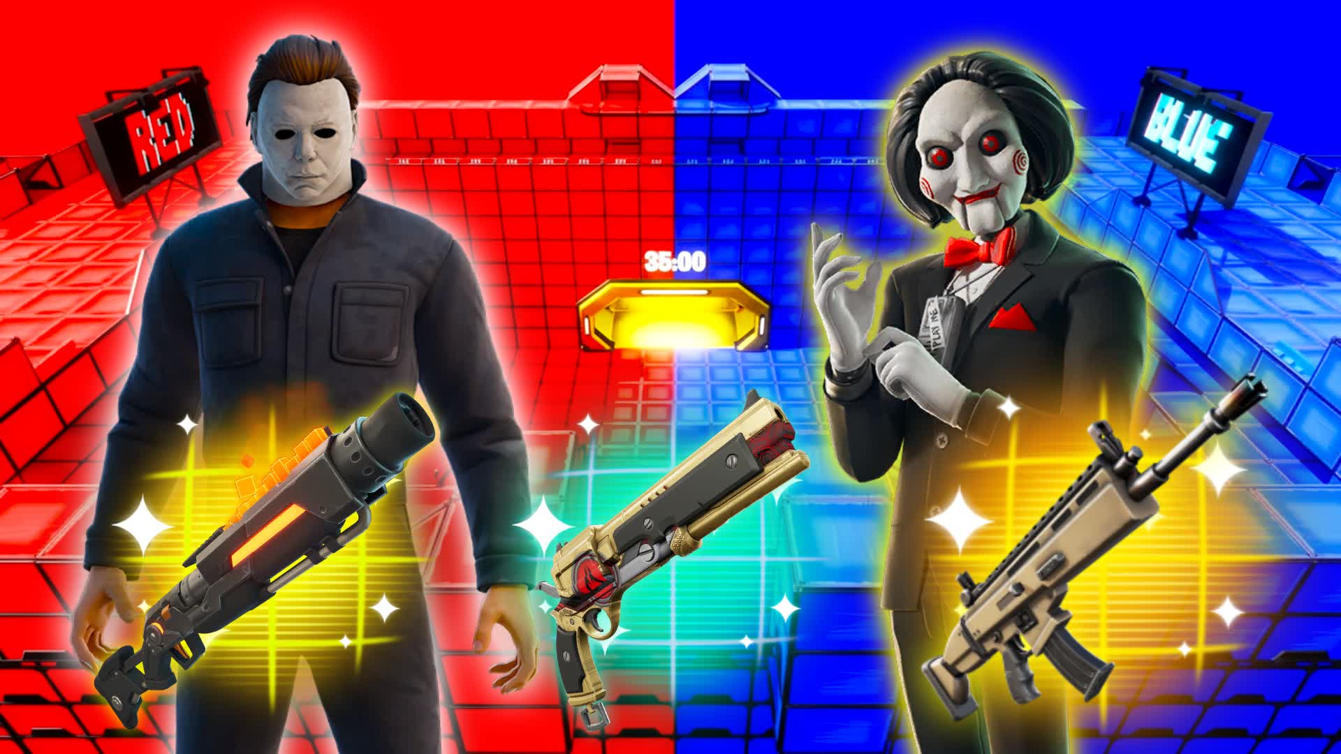 SUPER Red vs Blue Hero🔴🔵