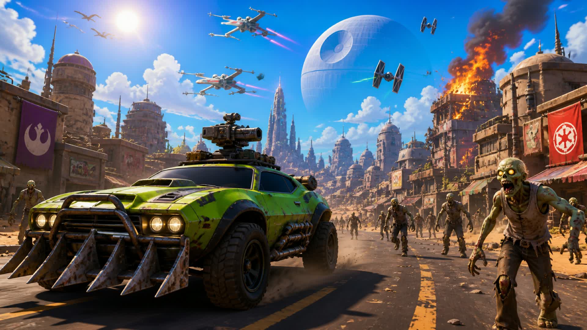 スター・ウォーズ ドライブ 🚗 FFA ⭐ ゾンビ🧟