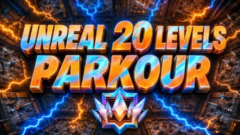 UNREAL MEDIUM PARKOUR 15 LEVELS باركور
