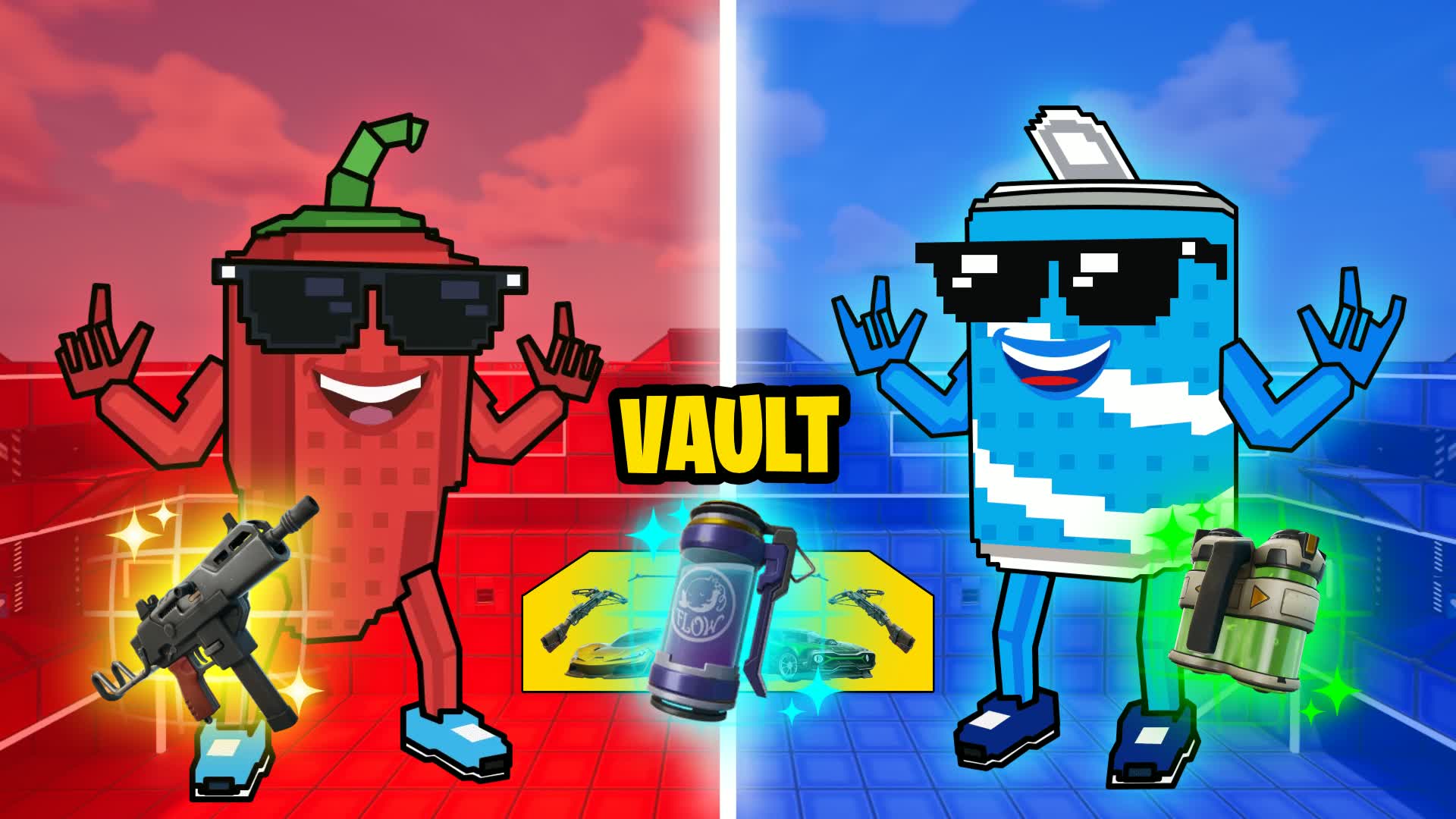 MEGAブレインロット 赤 vs 青🔴🔵