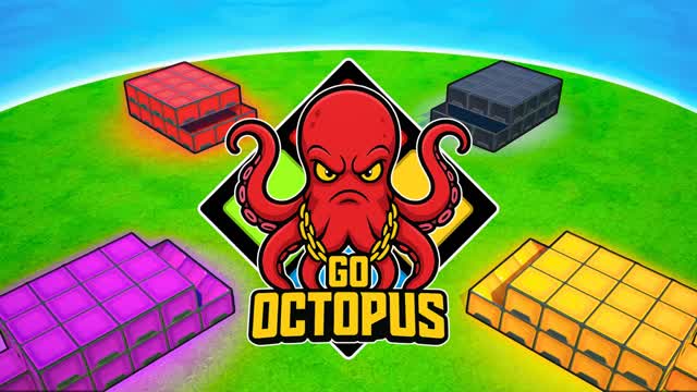 🐙 GO OCTOPUS! Zone Wars🌀2v2v2v2 DUOS