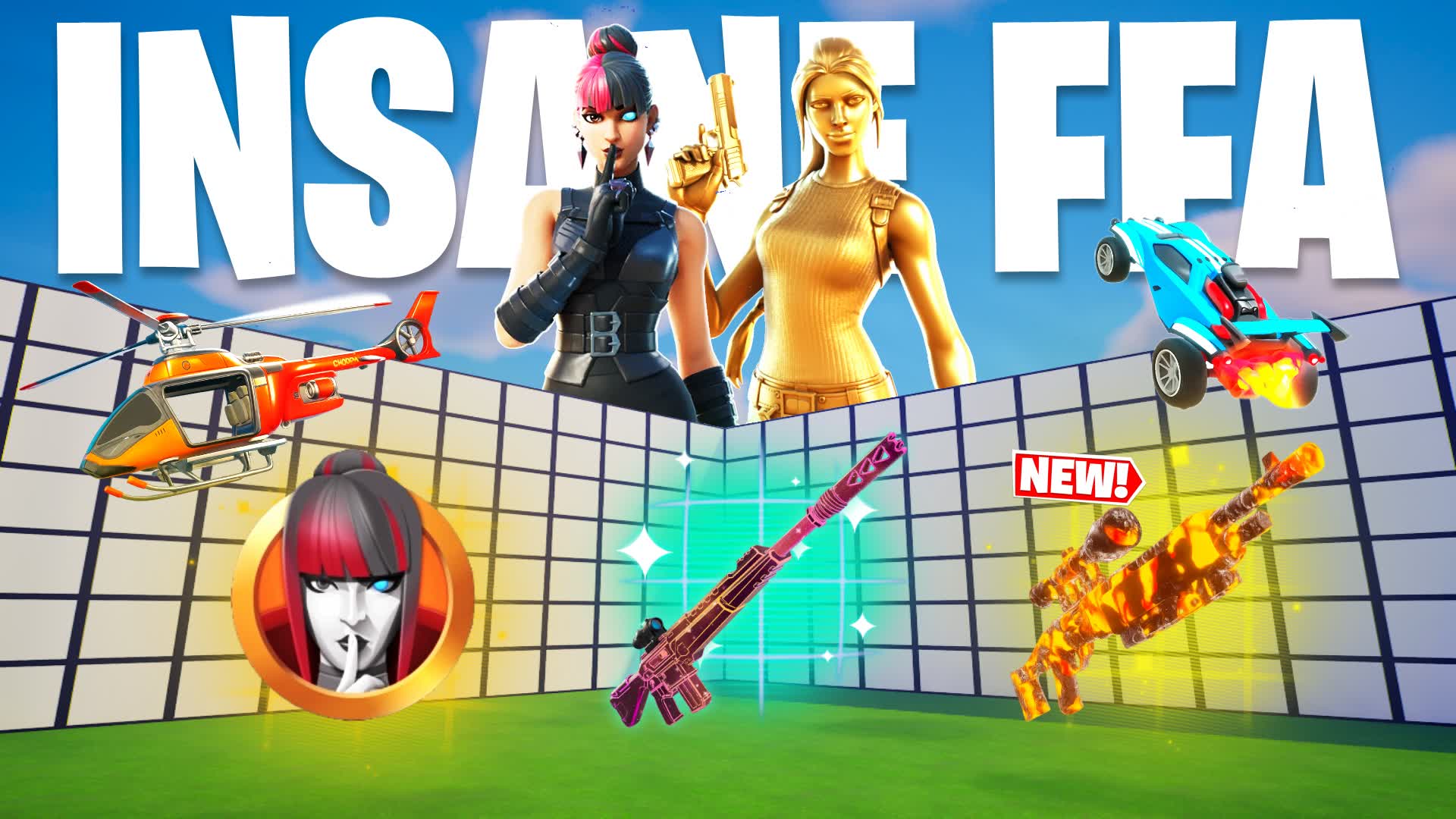 INSANE 1V1 ALL GUNS & VEHICLES 🎯 FFA