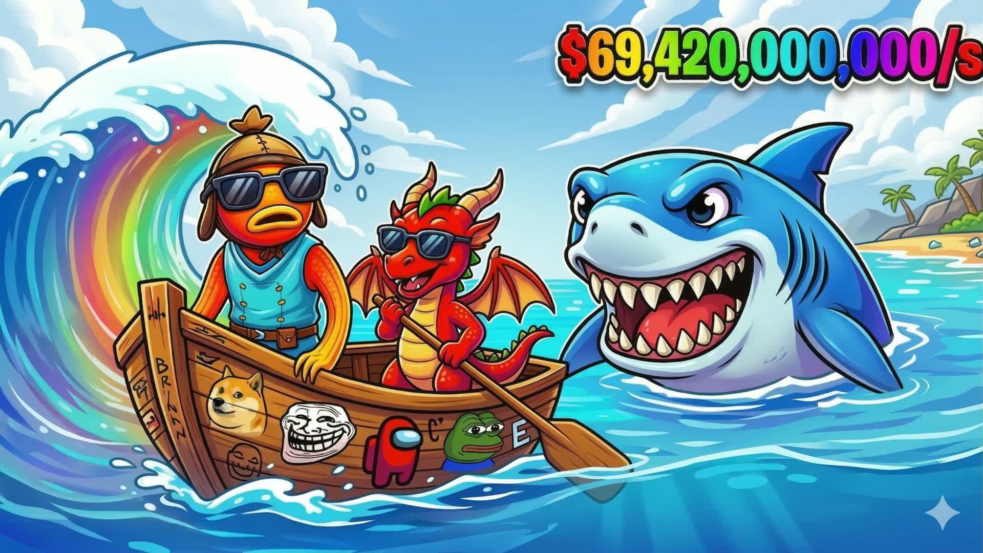 Best Escape Shark Brainrot [TYCOON]