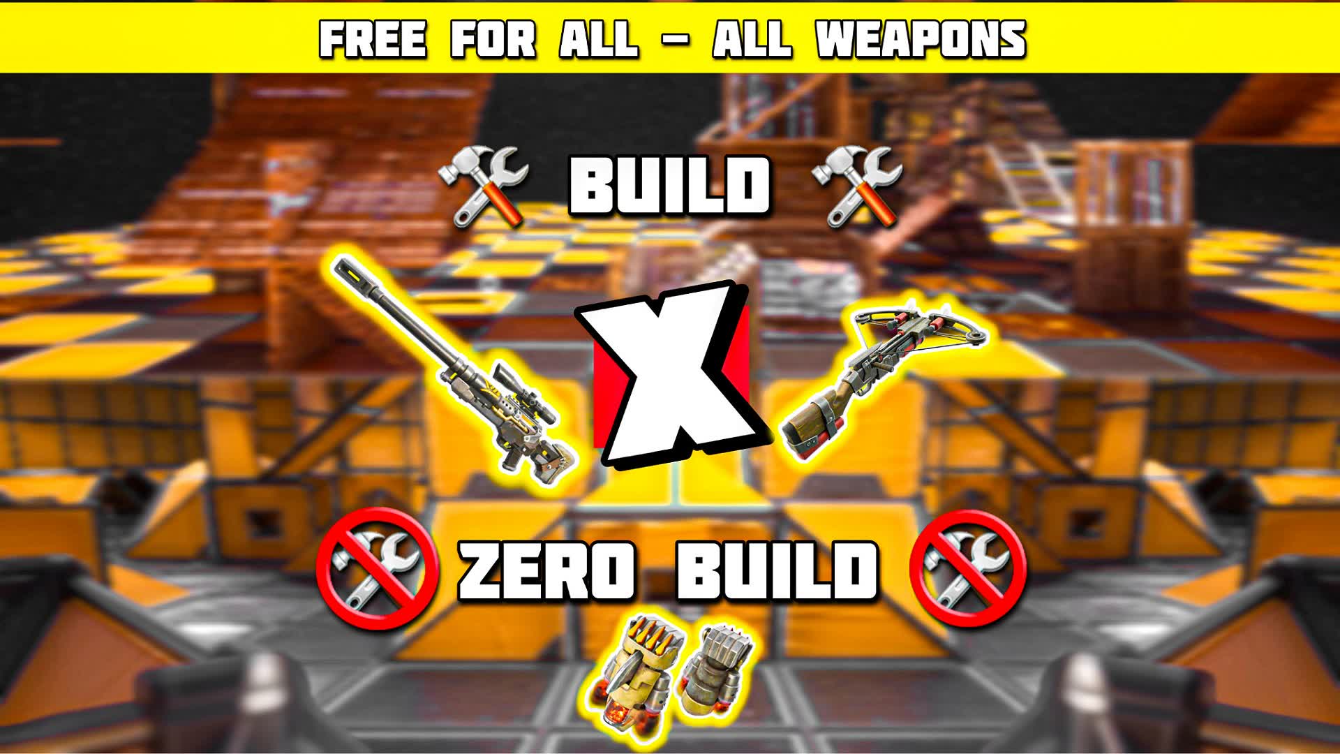 FREE FOR ALL BUILD X ZERO BUILD ⭐ 6175-1447-6369 by memerxd - Fortnite ...
