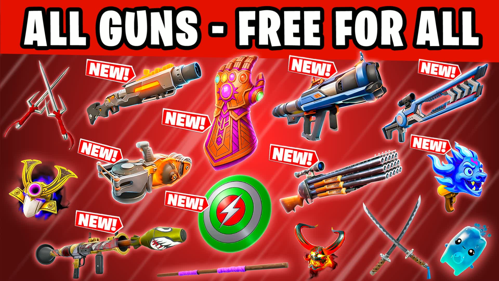 TMNT⭐ ALL GUNS - FREE FOR ALL (BOTS)