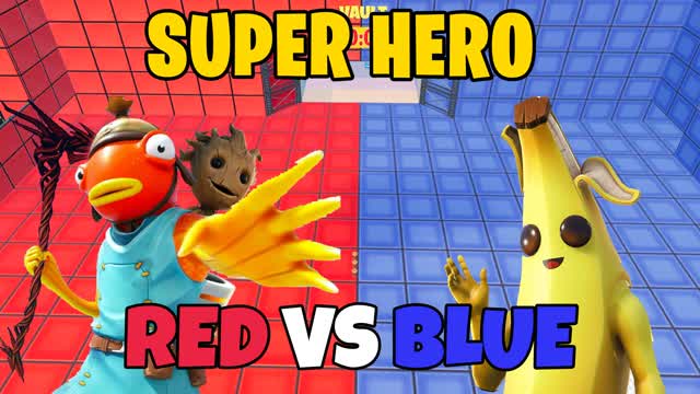 RED VS BLUE 🔴🔵SUPER HERO