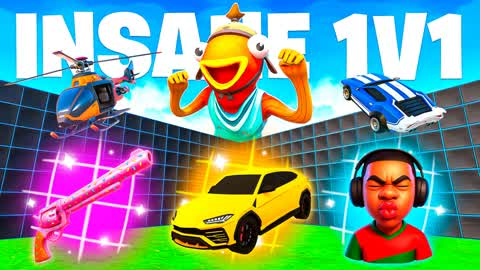 INSANE 1V1 FFA - ALGUNS & VEHICLES