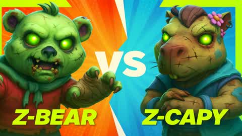 RED VS BLUE - Z BEAR VS Z CAPY