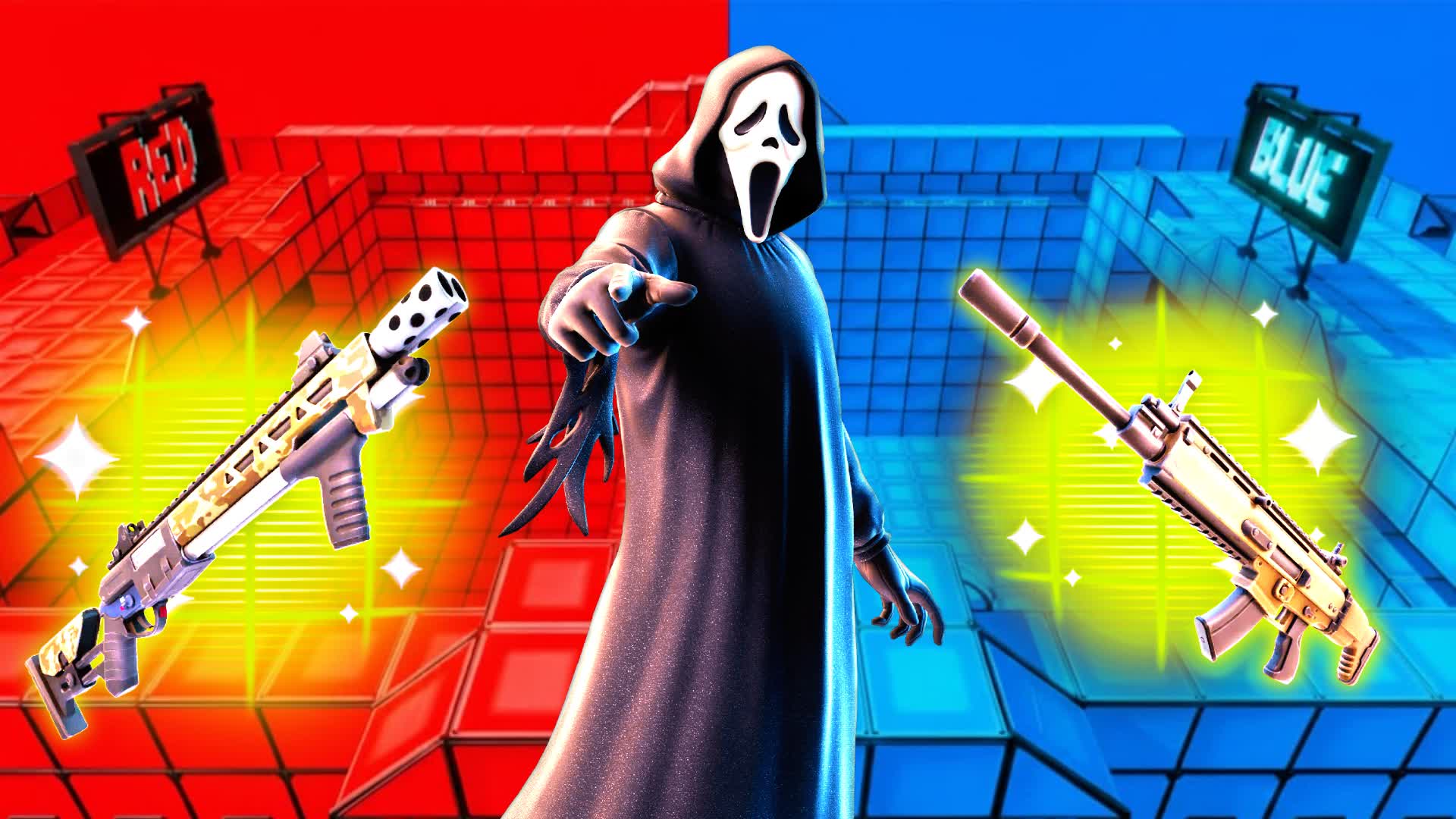 BIG SUPER RED VS BLUE 🔴🔵