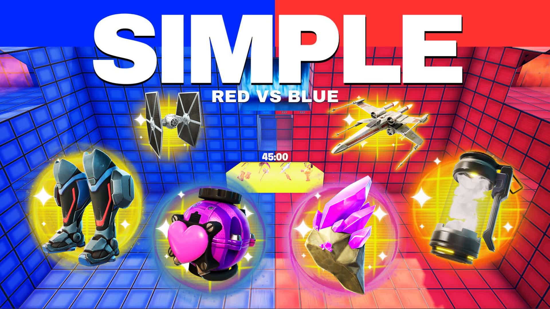 SIMPLE RED VS BLUE 🔴🔵