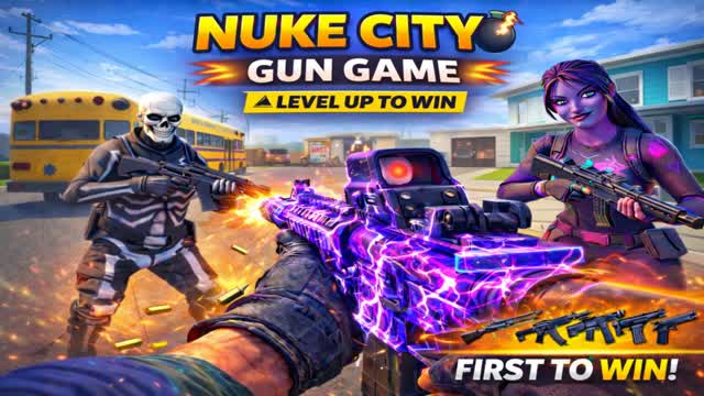 NUKE CITY💣 GUN GAME 100+