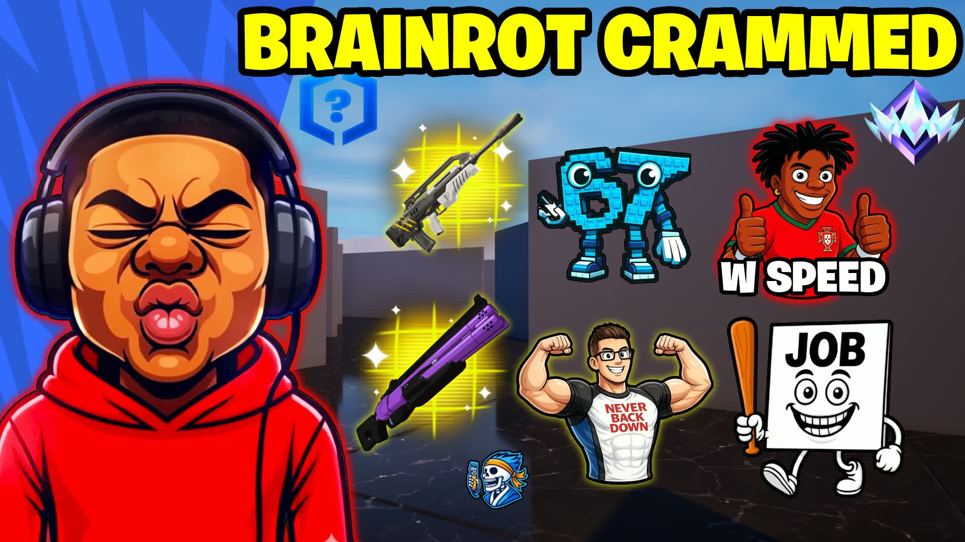 ماب حشر 📦 BRAINROT CRAMMED RANKED FIGHT