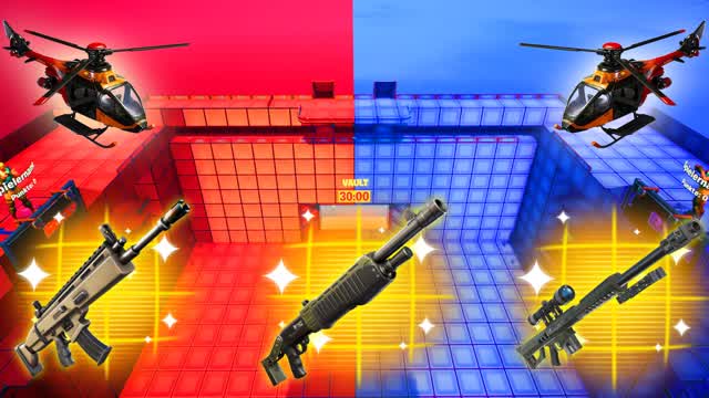 MEGA FUN RED VS BLUE🔴🔵(EVERY GUN)