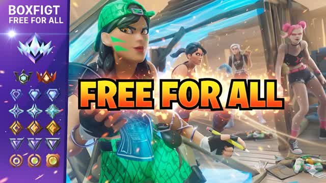 🎯 BOXFIGHT FREE FOR ALL 10 PLAYERS 🎯