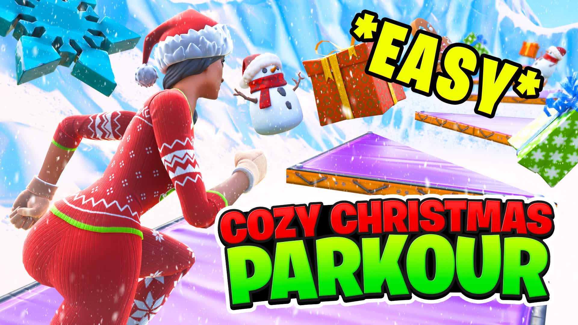 Easy Cozy Christmas Parkour 🎅  🎁