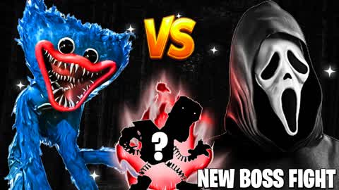 HUGGY WUGGY VS GHOSTFACE🔴🔵 BOSS FIGHT