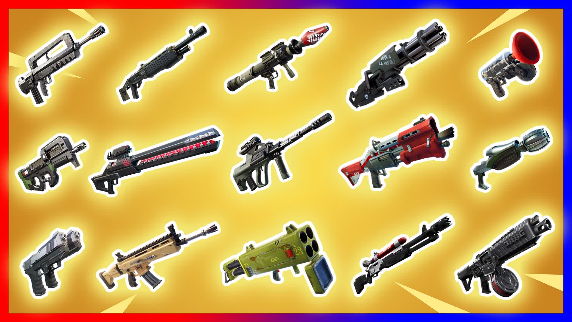 ⭐MYTHICS 🔴RED VS BLUE🔵 6916-9695-1219 by gneazyx - Fortnite.GG