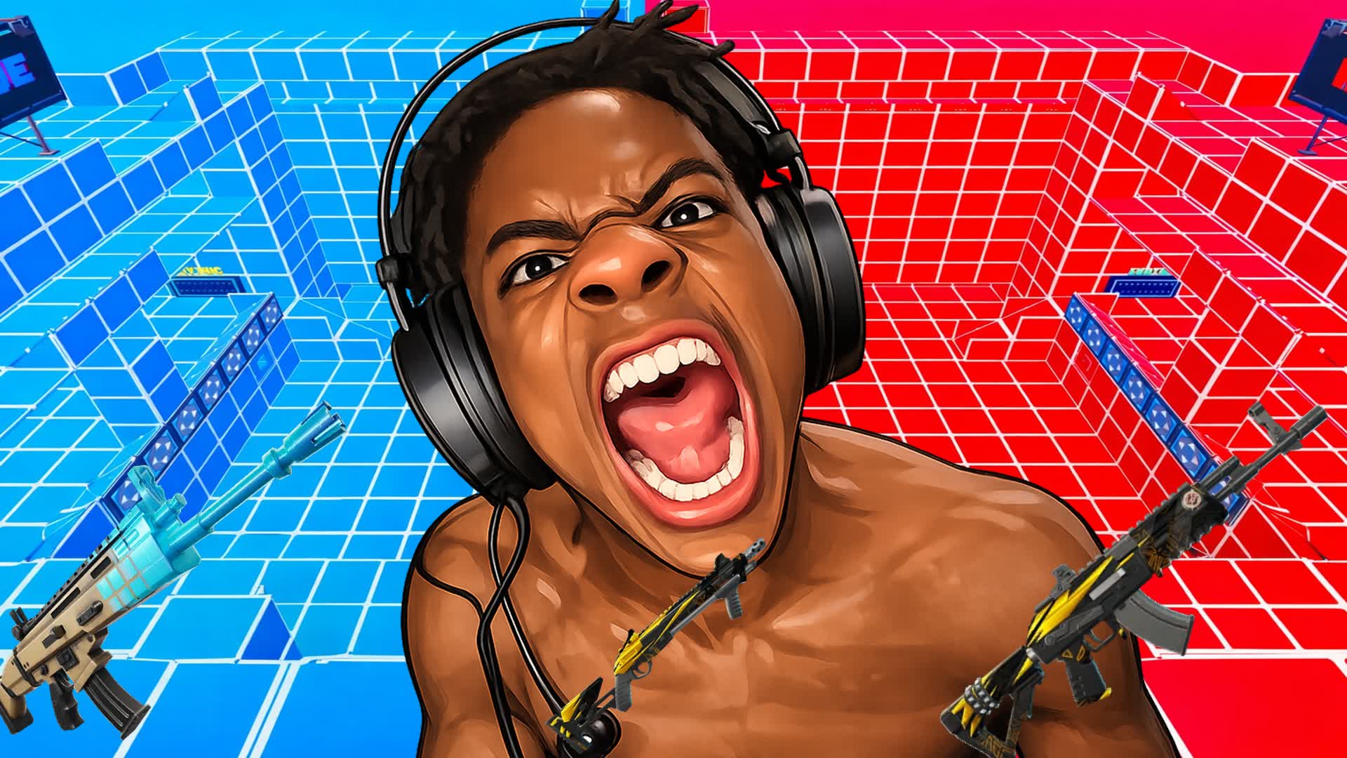 RED VS BLUE 🔴🔵 TOP 1 ALL CUSTOM