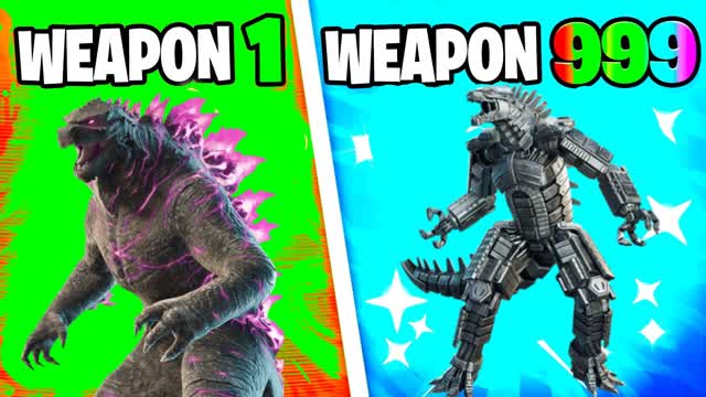 GODZILA - Gun Game One Shot⭐️( FPS )🔫