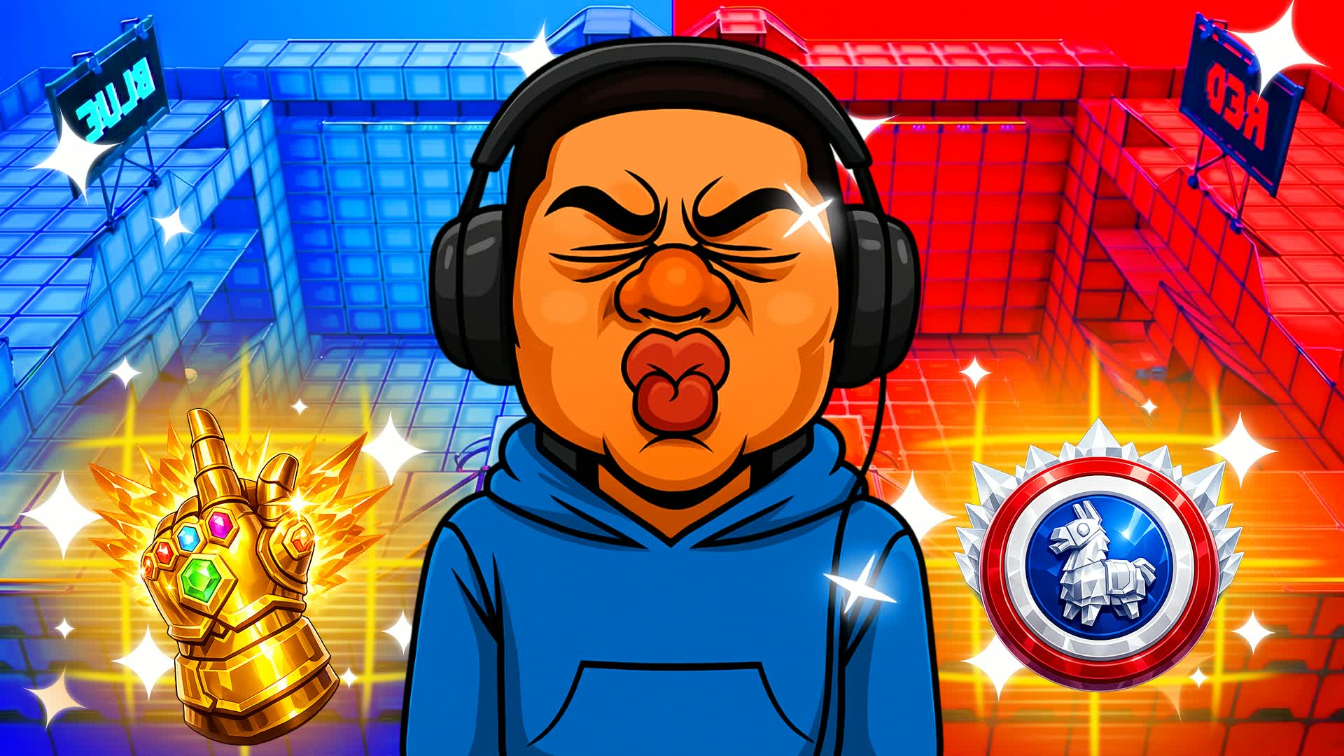 ソフトなファッションショー レッドVSブルー 🔴🔵