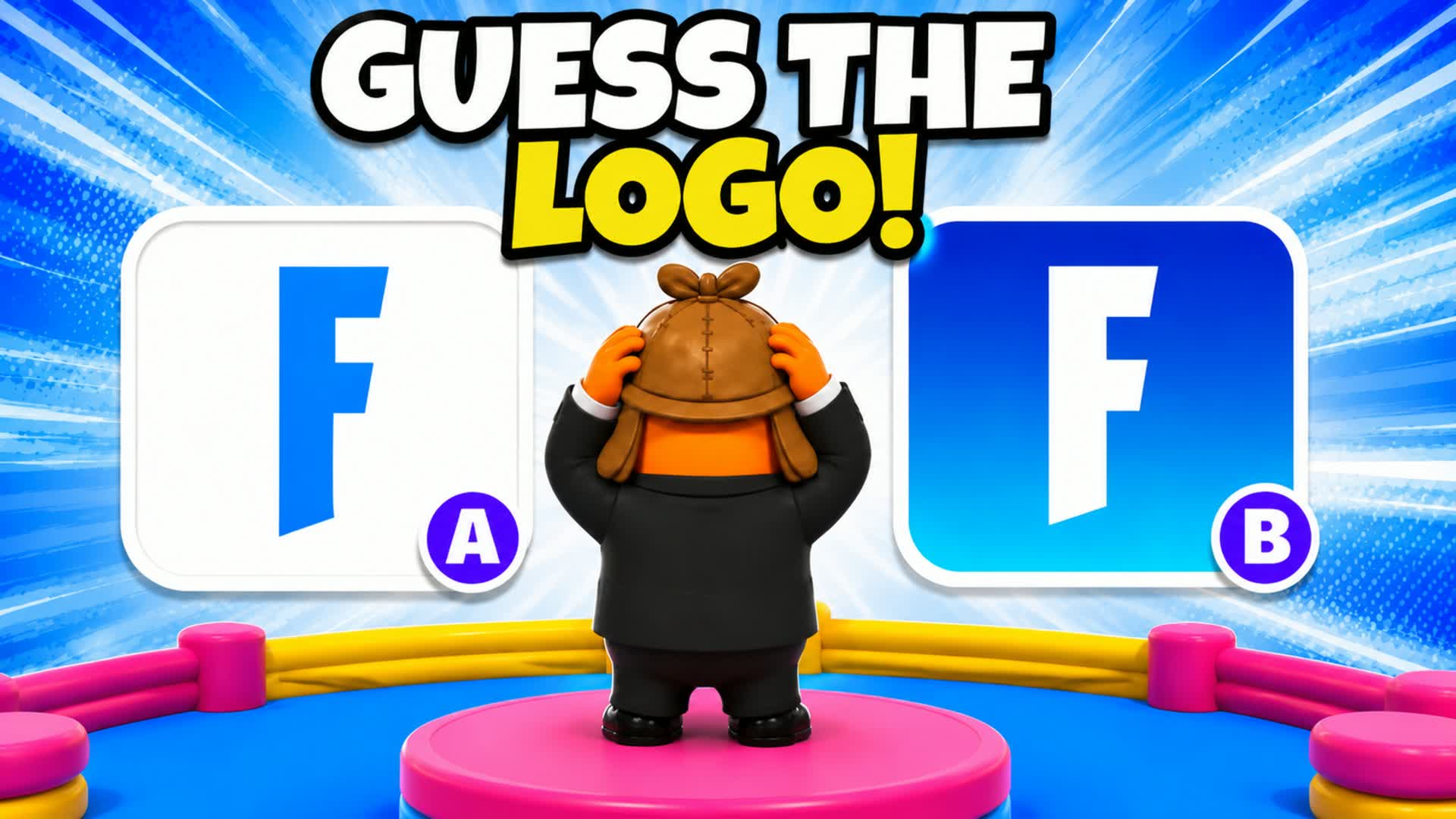 GUESS LOGO 🔎  MUSIC 🌈 OBBY PARKOUR