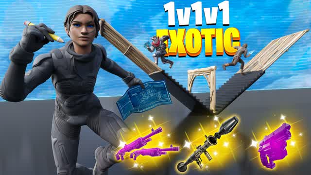 EXOTIC WEAPONS 1V1V1 FFA REALISTICS