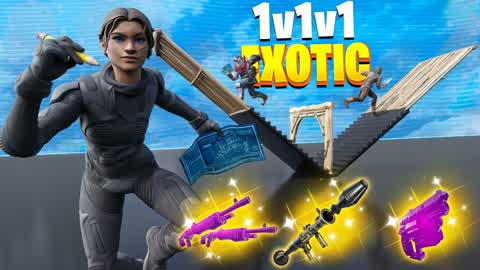 EXOTIC WEAPONS 1V1V1 FFA REALISTICS