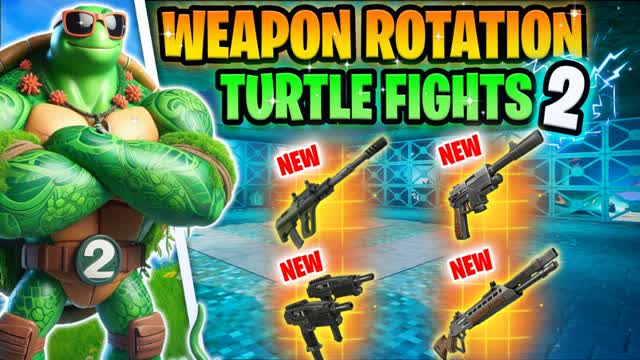 WEAPON ROTATION TURTLE FIGHTS 2🐢📦