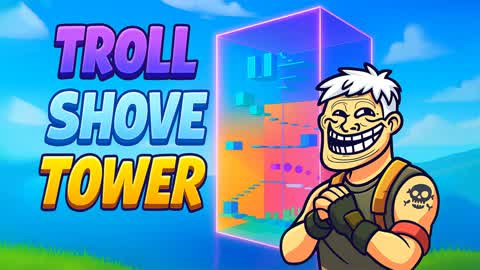 ✋Troll Shove Tower Obby🌈