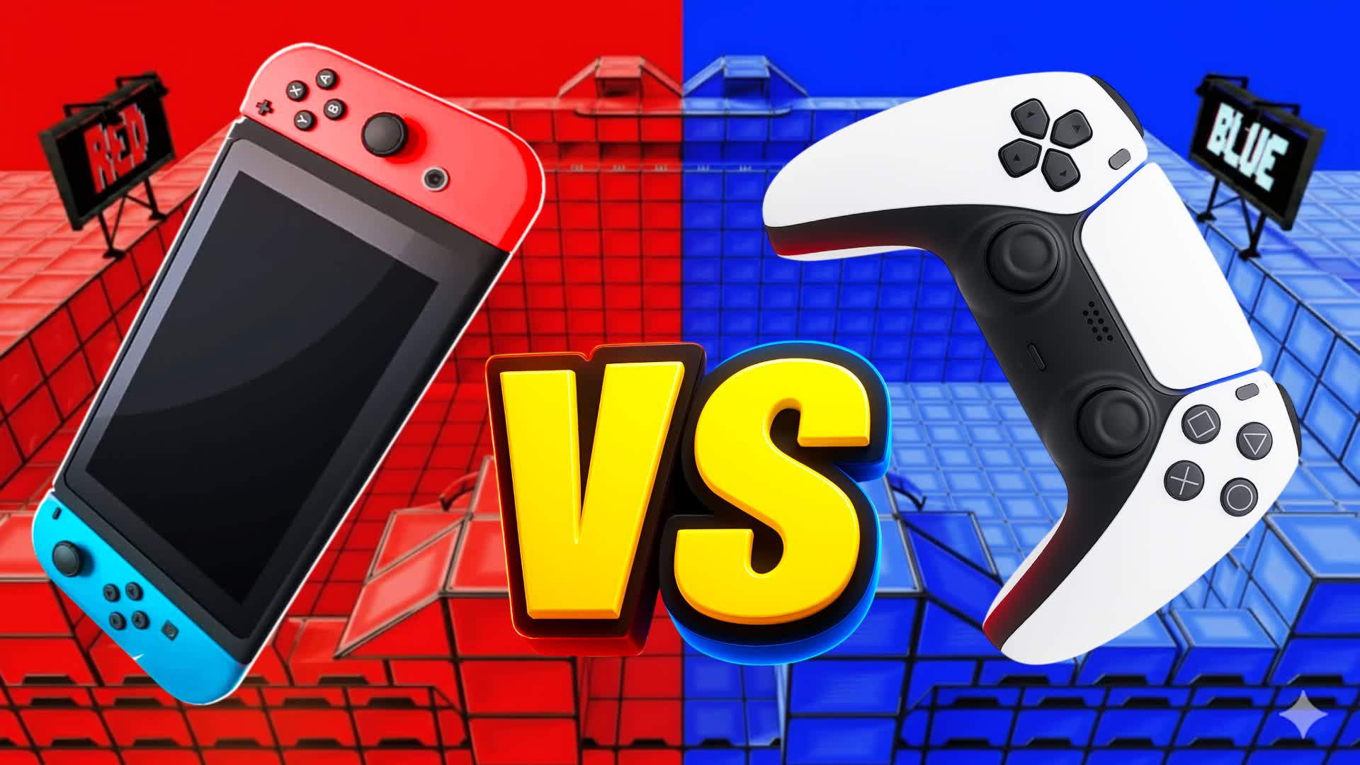 RED VS BLUE 🔴🔵 PS vs SWITCH
