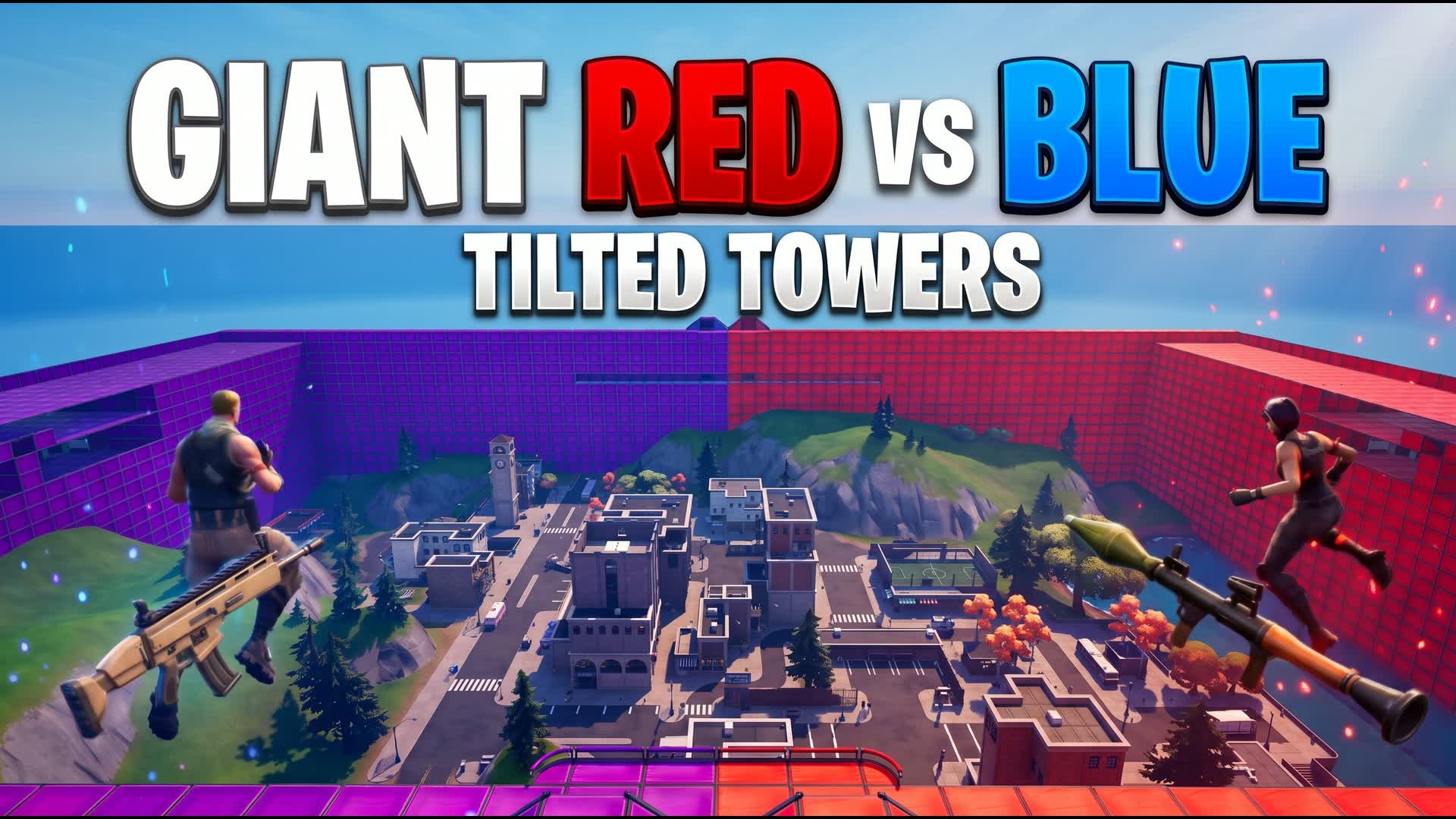 GIANT RED vs BLUE - Tilted Towers