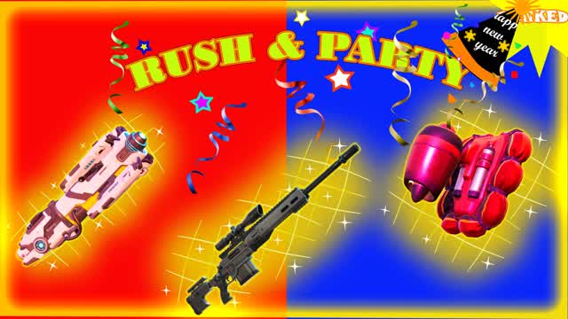 🔵🔴Super Red Vs Blue Rush & Party🔵🔴