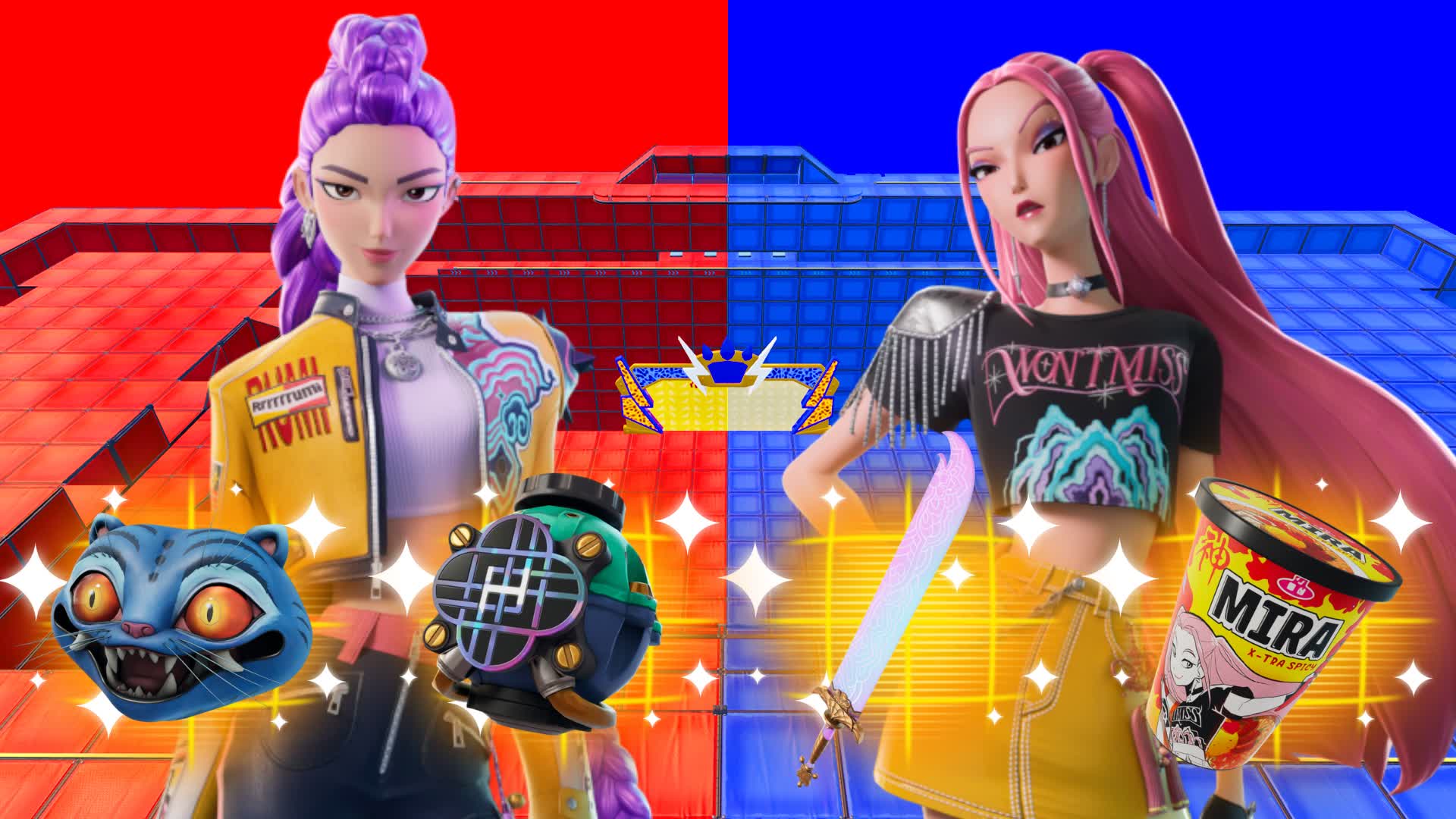DEMON KPOP RED VS BLUE 🔴🔵