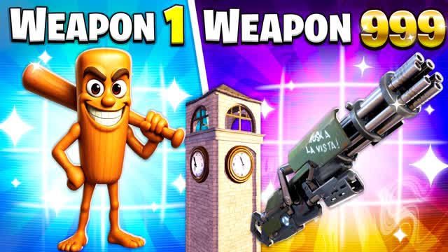 😎 GUN GAME 🔫 TILTED 1V1 ONE SHOT