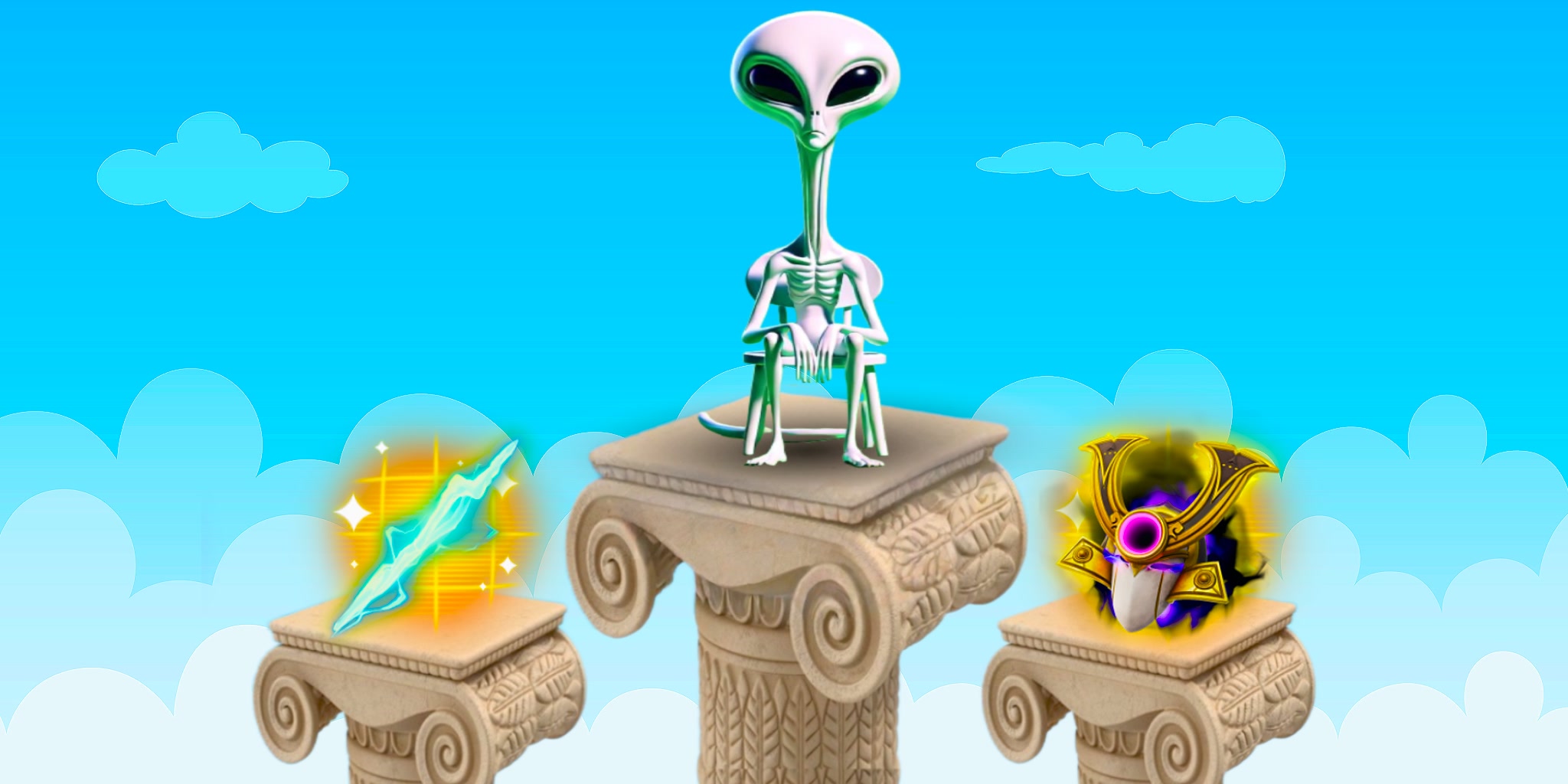 LOCKED IN ALIEN PILLARS!👽