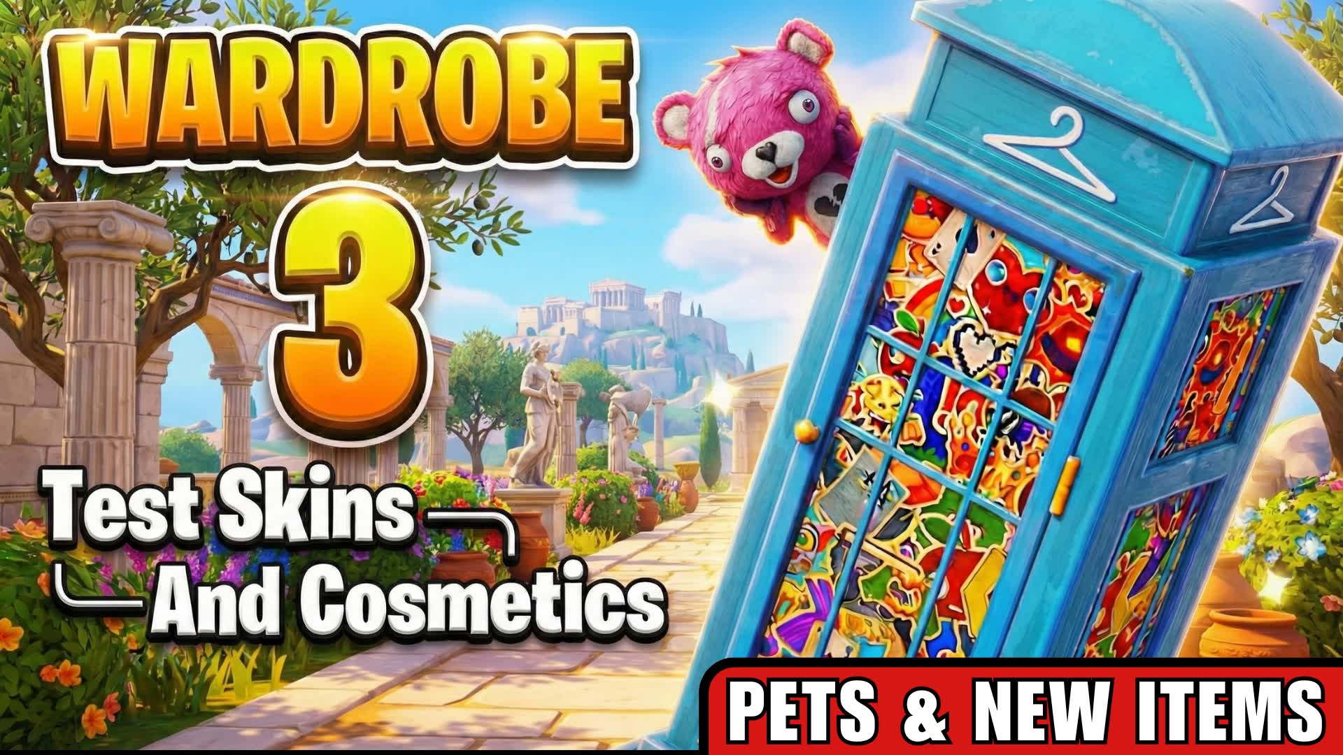 WARDROBE 3 👕 TEST SKINS, OUTFIT, LOCKER