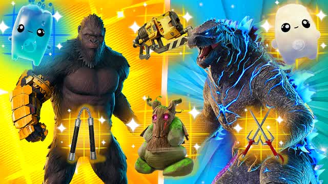 TMNT GODZILLA VS KONG ⭐ UNC BHE RASF RVB