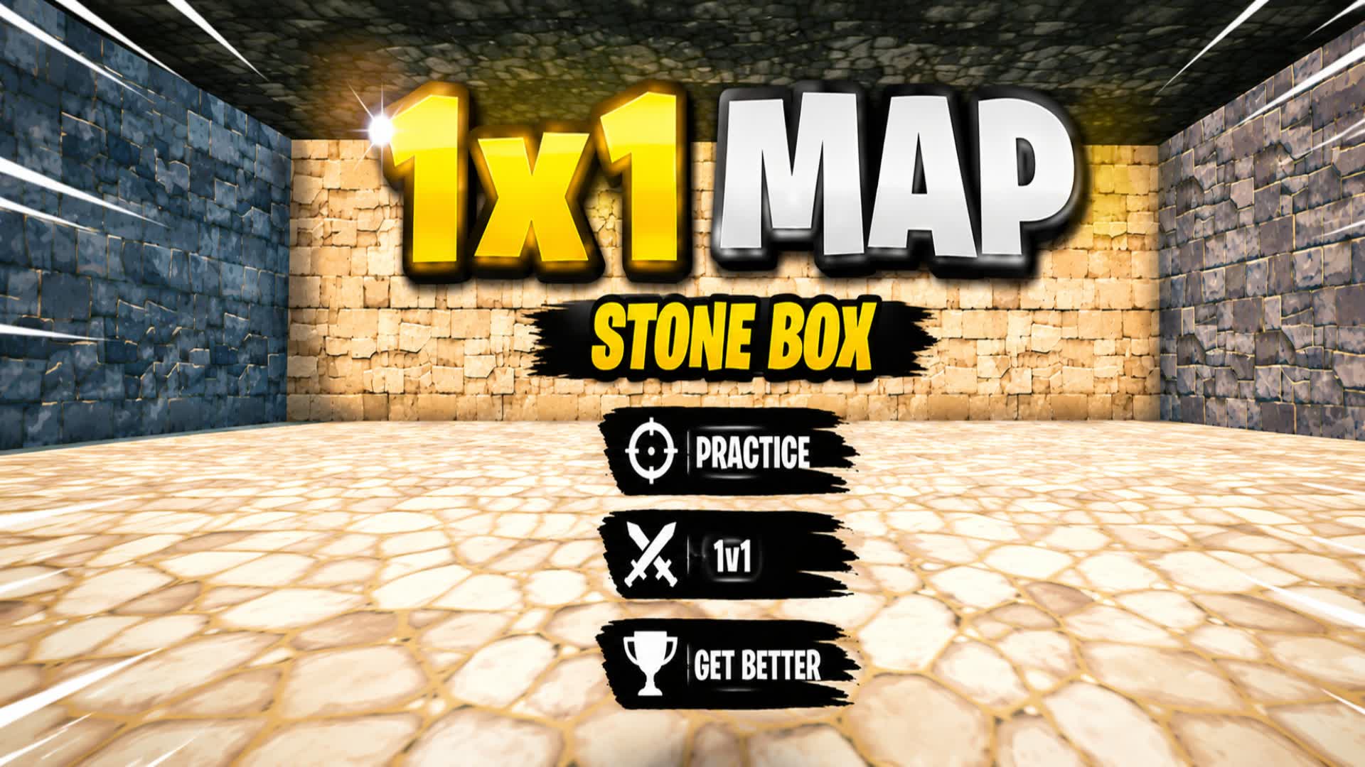 1x1 stone box