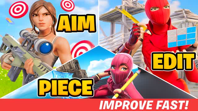 🎯Aim Edit Piece Control & 1v1🎯