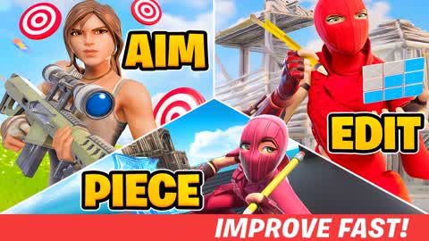 🎯Aim Edit Piece Control & 1v1🎯