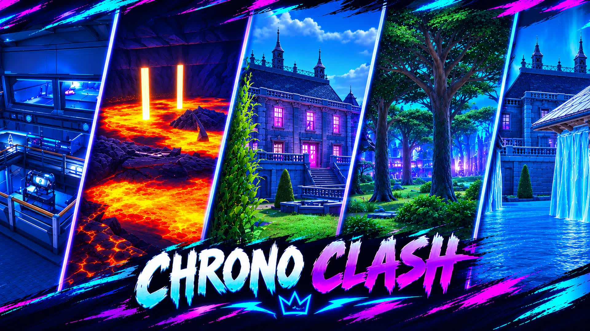Chrono Clash 2 - Fortnite island 1434-5942-9938 by maslos-Baum