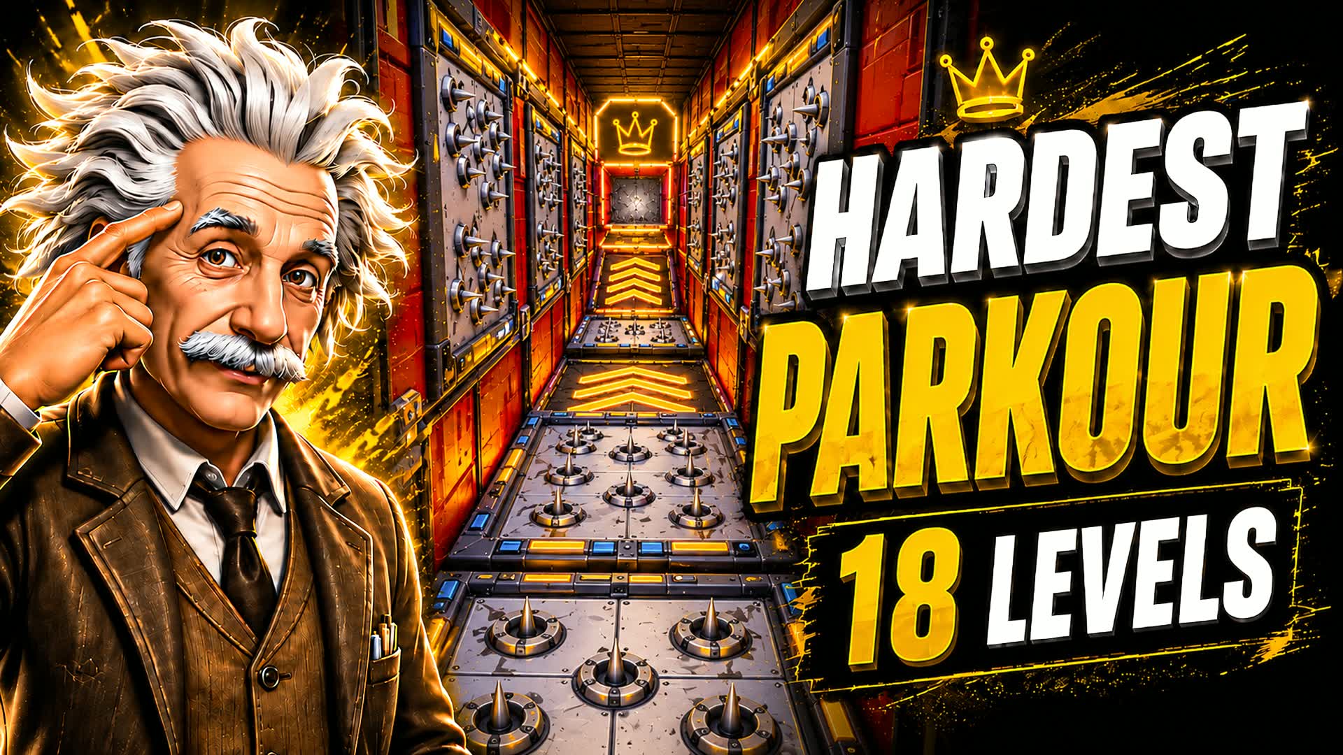HARD PARKOUR 18 LEVELS باركور صعب — Fortnite island 4262-0262-9280 by ZoNaFar