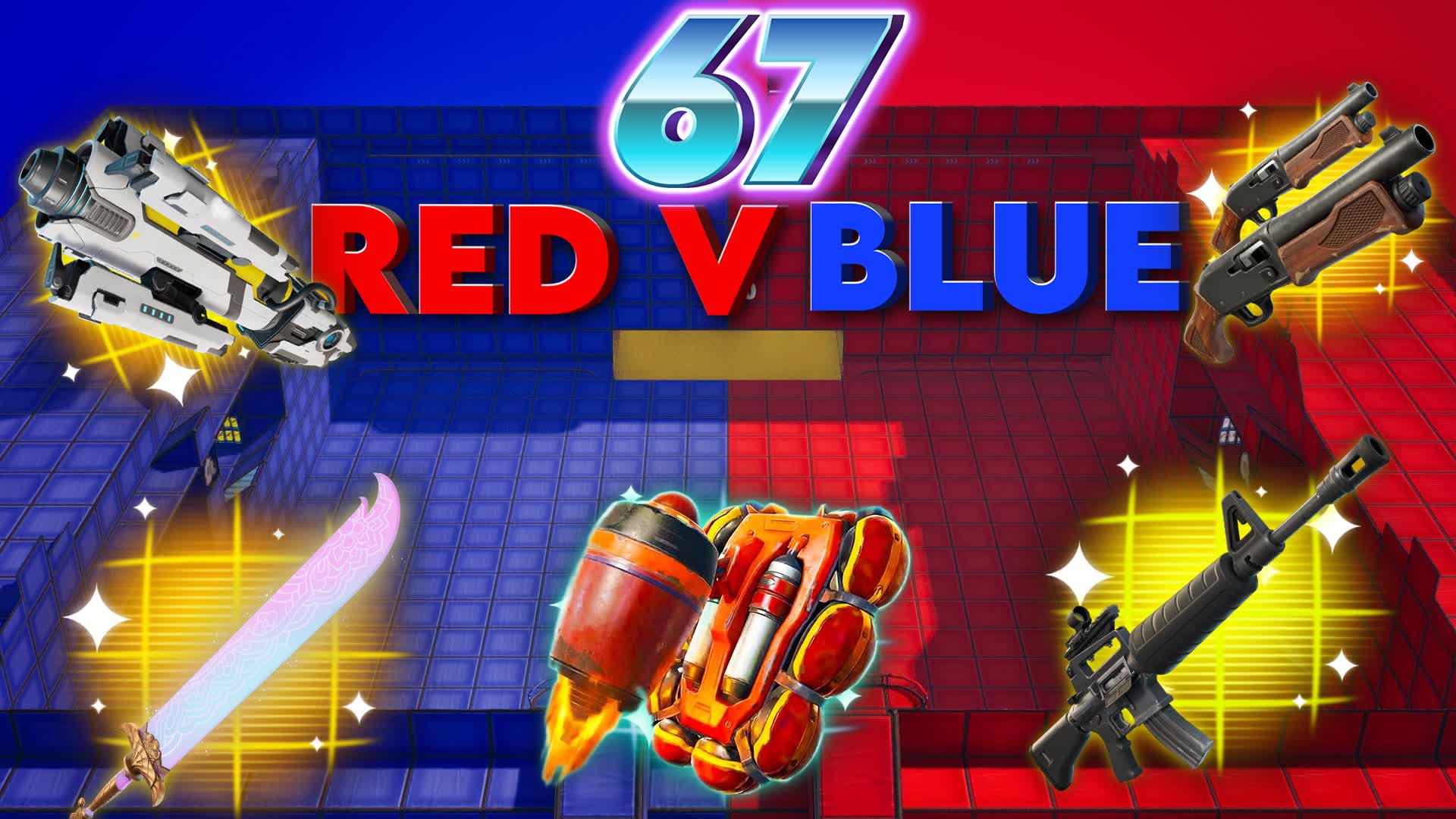 MASSIVE RED VS BLUE 🔴🔵